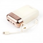 پاوربانک + دو کابل همراه هیسکا (HISKA) مدل HP-219PD ظرفیت 20000mAh