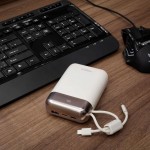 پاوربانک + دو کابل همراه هیسکا (HISKA) مدل HP-219PD ظرفیت 20000mAh