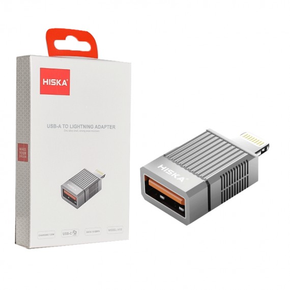 تبدیل (USB-A To Lightning) هیسکا (HISKA) مدل H10
