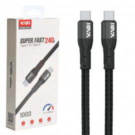 کابل تایپ سی به تایپ سی (Type-C To Type-C) وابی (VABi) طول 1 متر مدل CA44