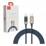 کابل تایپ سی به تایپ سی (Type-C To Type-C) هیسکا (HISKA) طول 1 متر مدل LX-20CC