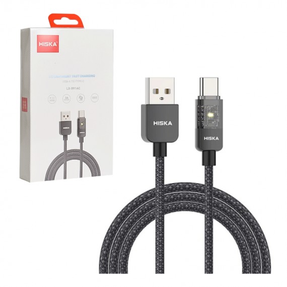 کابل تایپ سی (Type-C) هیسکا (HISKA) طول 1 متر مدل LX-891AC