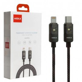 کابل تایپ سی به آیفون (Type-C TO Lightning) هیسکا (HISKA) طول 1 متر مدل LX-891CL
