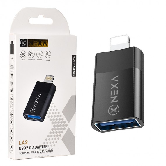 تبدیل OTG (USB2.0 To Lightning) نکسا (NEXA) مدل LA2