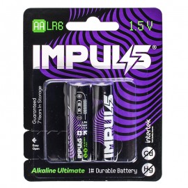 باتری قلمی ایمپالس (IMPULS) مدل LR6 1.5V AA Alkaline Ultimate (کارتی 2 تایی)