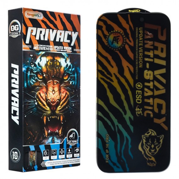 گلس گوشی آیفون ESD Anti Static پرایوسی یونگ پلی (Yongpoly) مدل iPhone 16Pro