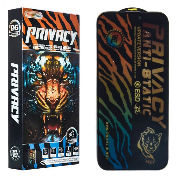 گلس گوشی آیفون ESD Anti Static پرایوسی یونگ پلی (Yongpoly) مدل iPhone 16ProMax
