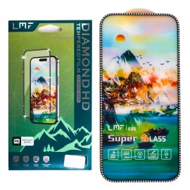 گلس LMF نگین دار Diamond HD مناسب برای گوشی مدل iPhone 16