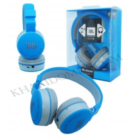 هدفون بلوتوث رم خور JBL مدل MS-881C ( رنگ آبی )
