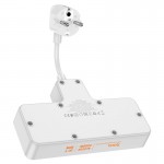 چند راهی برق + چهار پورت USB هوکو (hoco) مدل AC12A