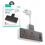 چند راهی برق + چهار پورت USB هوکو (hoco) مدل AC12A