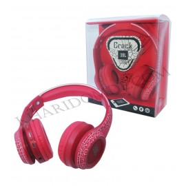 هدفون بلوتوث رم خور JBL مدل MS-992C ( رنگ  قرمز )