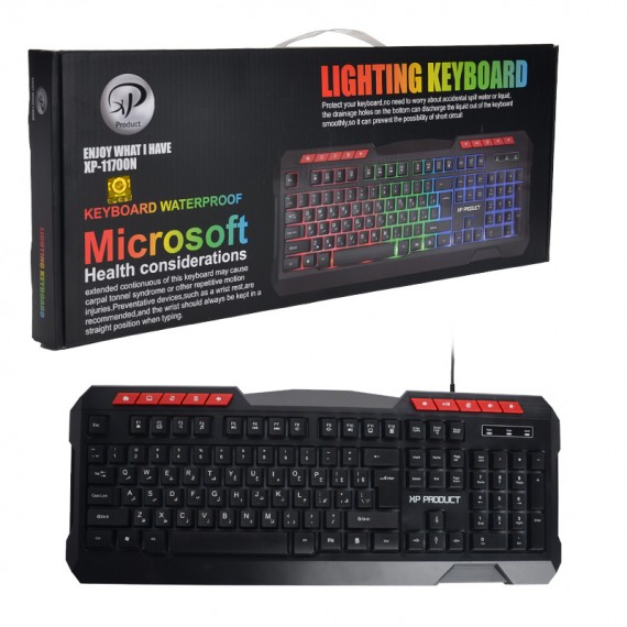 کیبورد گیمینگ سیم دار ایکس پی (XP) مدل XP-11700N