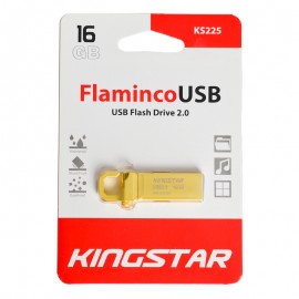 فلش کینگ استار (KINGSTAR) مدل 16GB Flaminco KS225 طلایی