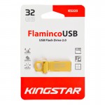 فلش کینگ استار (KINGSTAR) مدل 32GB Flaminco KS225 طلایی