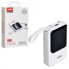 پاوربانک + چهار کابل همراه وابی (VABi) مدل P11 ظرفیت 10000mAh