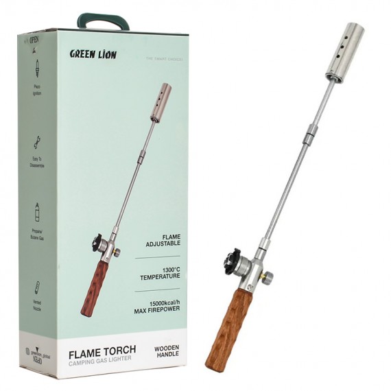 فندک اتمی ضد باد گرین لاین (Green Lion) مدل CNFLTRCGAS FLAME TORCH