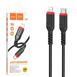کابل تایپ سی به آیفون (Type-C to Lightning) هوکو (hoco) طول 1 متر مدل X59