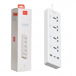 چند راهی برق + دو پورت USB هیسکا (HISKA) مدل CH-5518EU