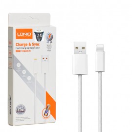کابل آیفون (Lightning) الدینیو (LDNIO) طول 1 متر مدل LS901