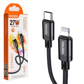 کابل تایپ سی به آیفون (Type-C to Lightning) کاکوسیگا (KAKUSIGA) طول 1 متر مدل KSC-967