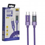 کابل تایپ سی به تایپ سی (Type-C to Type-C) کاکوسیگا (KAKUSIGA) طول 1 متر مدل KSC-971