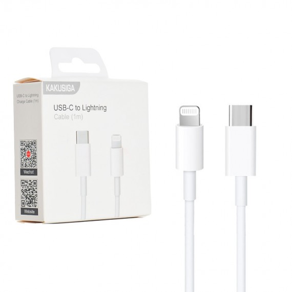 کابل تایپ سی به آیفون (Type-C to Lightning) کاکوسیگا (KAKUSIGA) طول 1 متر مدل KSC-981