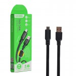 کابل اندروید (MicroUSB) کاکوسیگا (KAKUSIGA) فلت طول 1 متر مدل KSC-808