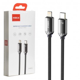 کابل تایپ سی به آیفون (Type-C TO Lightning) هیسکا (HISKA) طول 1 متر مدل LX-801CL