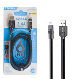کابل آیفون (Lightning) کاکوسیگا (KAKUSIGA) طول 1 متر مدل KSC-955