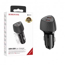 شارژر فندکی 60 وات دو پورت بروفون (BOROFONE) مدل BZ31D