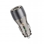 شارژر فندکی 30 وات دو پورت بروفون (BOROFONE) مدل BZ30