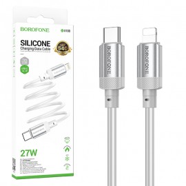 کابل تایپ سی به آیفون (Type-C to Lightning) بروفون (BOROFONE) طول 1 متر مدل BX108