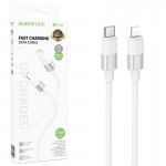 کابل تایپ سی به آیفون (Type-C to Lightning) بروفون (BOROFONE) طول 1 متر مدل BX106