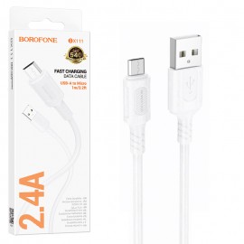 کابل اندروید (MicroUSB) بروفون (BOROFONE) طول 1 متر مدل BX111