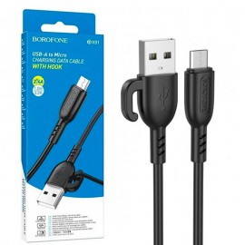 کابل اندروید (MicroUSB) بروفون (BOROFONE) طول 1 متر مدل BX91