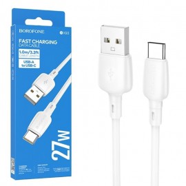 کابل تایپ سی (Type-C) بروفون (BOROFONE) طول 1 متر مدل BX93 27W
