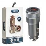 شارژر فندکی 84 وات دو پورت وکو (WECO) مدل WE-25