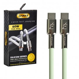 کابل تایپ سی به تایپ سی (Type-C to Type-C) اپیمکس (EPIMAX) طول 1 متر مدل EC-135