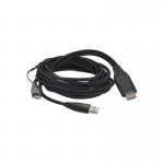 کابل MHL تایپ سی (Type-C/USB-A To HDMI) میرا اسکرین (MiraScreen) طول 2 متر مدل L12