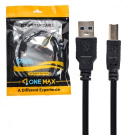 کابل پرینتر USB 2.0 وان مکس (ONE MAX) طول 1.5 متر