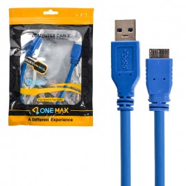 کابل هارد اکسترنال USB 3.0 وان مکس (ONE MAX) طول 0.3 متر