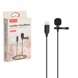 میکروفن یقه ای لایتنینگ لاوالیر (Lavalier) مدل GL-120