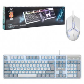 کیبورد و موس سیم دار بک لایت RGB آئولا (AULA) مدل F3061
