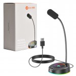 میکروفن رومیزی مولتی مدیا RGB دار لکو (Lecoo) مدل MC01S