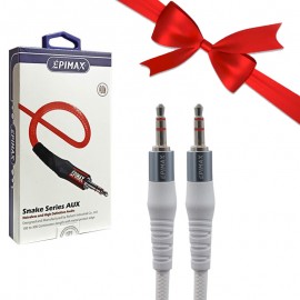 بسته 1+10 کابل 1 به 1 صدا (AUX) طول 1 متر اپیمکس (EPIMAX) مدل ES-61 (یک عدد هدیه)