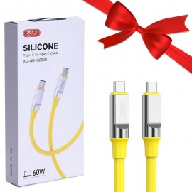 بسته 1+10 کابل تایپ سی به تایپ سی (Type-C TO Type-C) ایکس او (XO) طول 1 متر مدل XO-NB-Q252B (یک عدد هدیه)