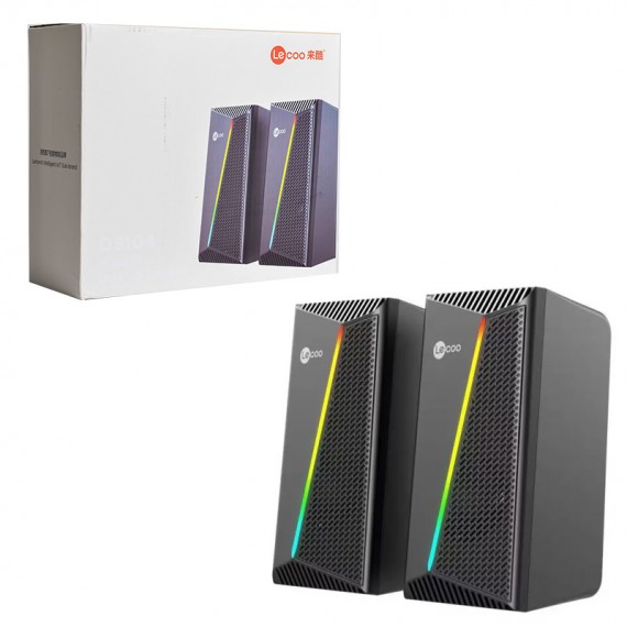 اسپیکر لپ تاپی 2 تکه RGB دار لکو (Lecoo) مدل DS104