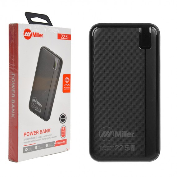 پاوربانک میلر (Miller) مدل MP-118 ظرفیت 10000mAh