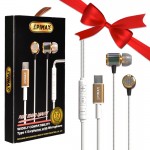 بسته 1+10 هندزفری تایپ سی اپیمکس (EPIMAX) مدل EH-142 (یک عدد هدیه)